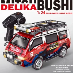 JXC5813B 1/24 Scale 2.4G 4WD Full-Proportional Synchronous RC Car Model