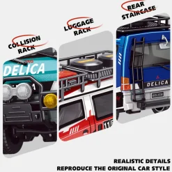 JXC5813B 1/24 Scale 2.4G 4WD Full-Proportional Synchronous RC Car Model