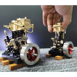 KACIO LS1-14 Single Cylinder Reciprocating Steam Engine Model for Model Ship Model Boat Above 60cm