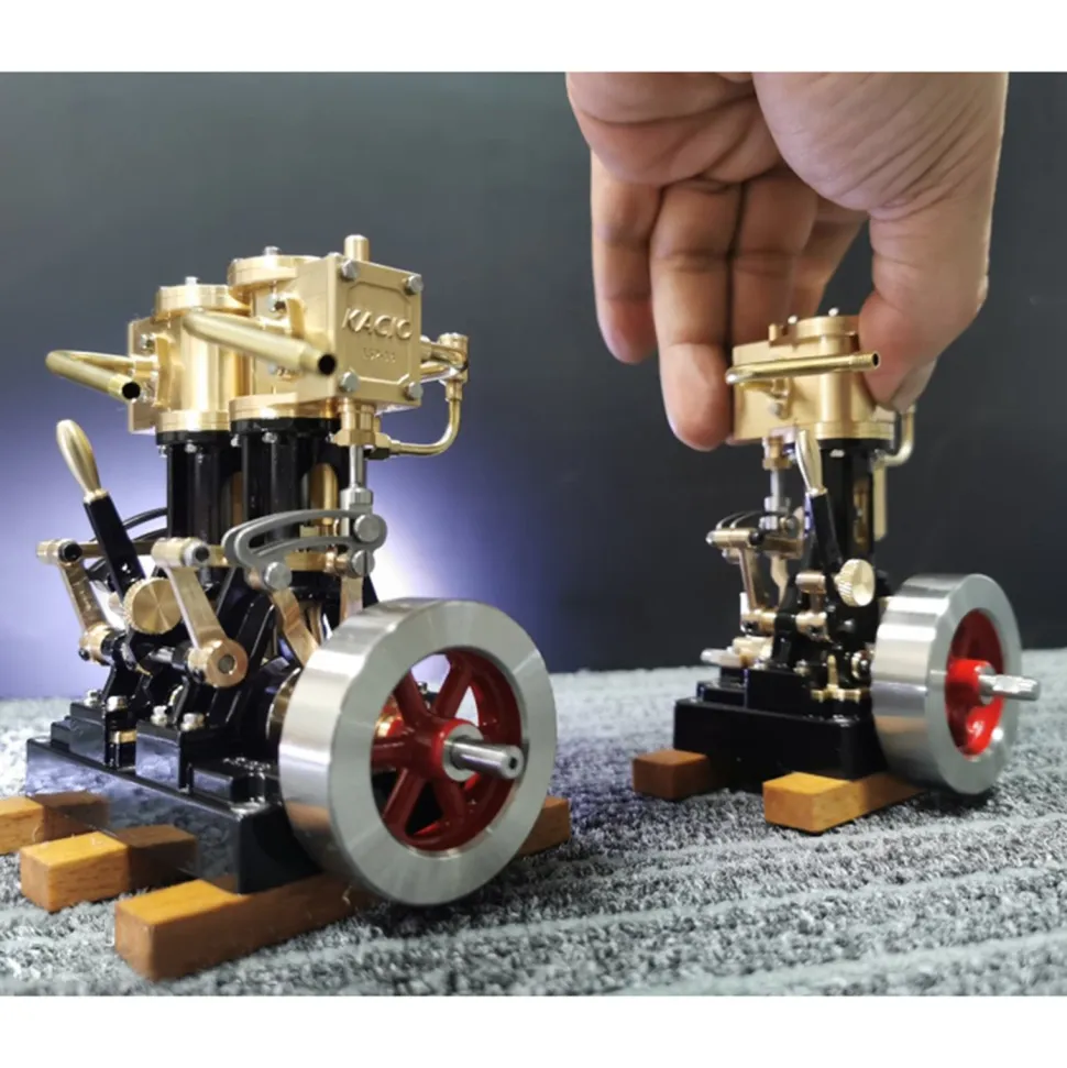 KACIO LS1-14 Single Cylinder Reciprocating Steam Engine Model for Model Ship Model Boat Above 60cm