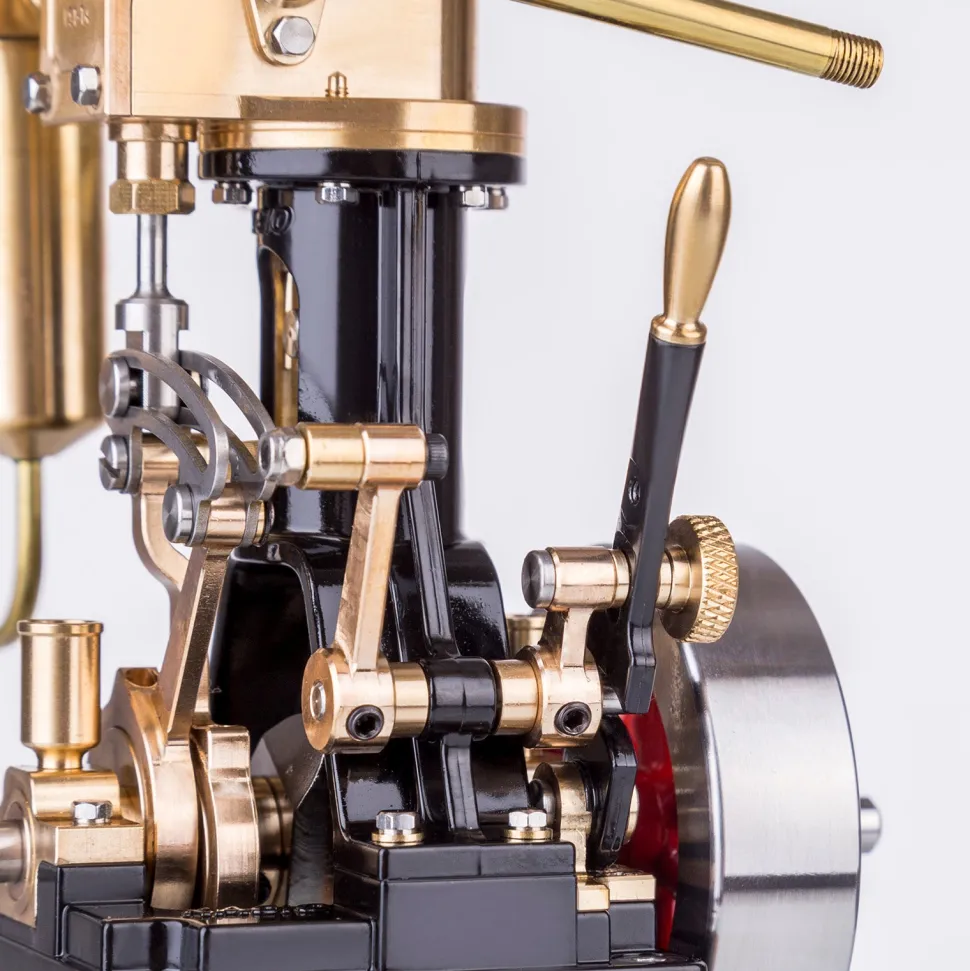 KACIO LS1-14 Single Cylinder Reciprocating Steam Engine Model for Model Ship Model Boat Above 60cm