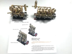 KACIO LS3-13S Steam Engine 3-cylinder Reciprocating Engine with Oil Cup Reverse Rotation Steam Model Boat
