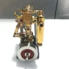 KACIO LS2-13S Vertical Steam Engine 2-cylinder Reciprocating Steam Engine with Oil Cup Reverse Rotation Steam Model Boat