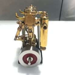 KACIO LS2-13S Vertical Steam Engine 2-cylinder Reciprocating Steam Engine with Oil Cup Reverse Rotation Steam Model Boat