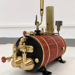KACIO WS100L 850mL Horizontal Steam Boiler for Model Ship Steam Engine
