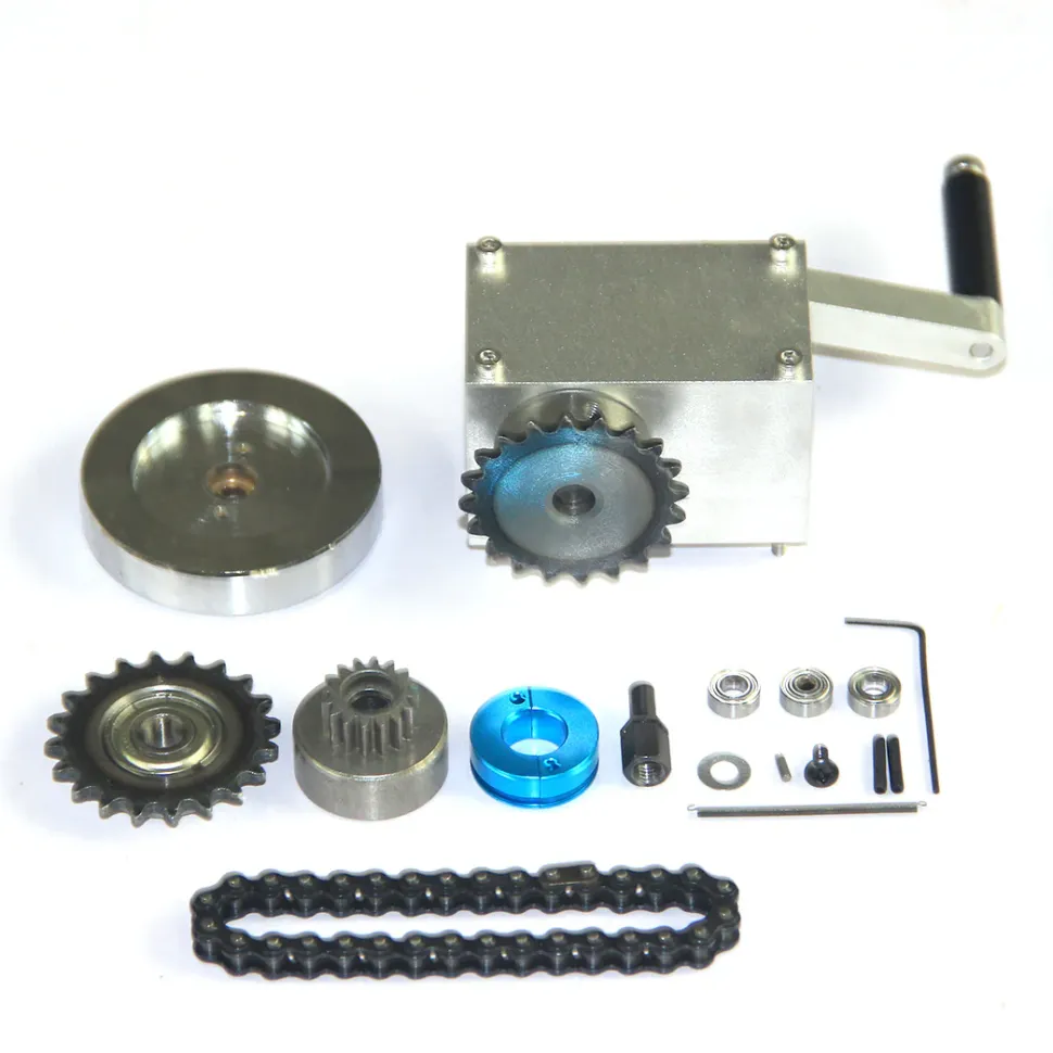 Kick Starter and Flywheel, Clutch for CISON FG-9VT 9cc V-Twin Engine Model