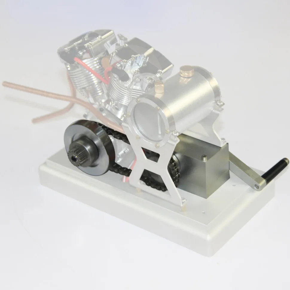 Kick Starter, Flywheel and Clutch for CISON FG-VT157 15.7cc V-Twin Engine Model Shovelhead V2 Engine