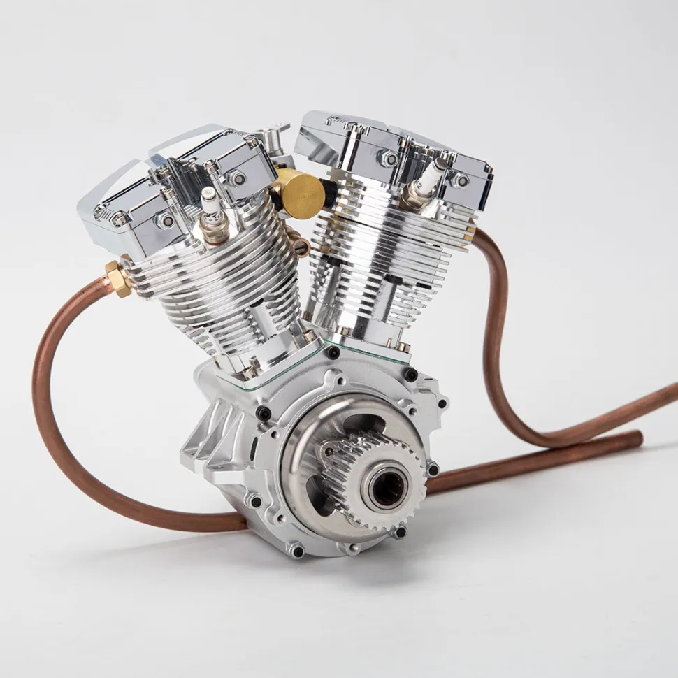 Kick Starter, Flywheel and Clutch for CISON FG-VT157 15.7cc V-Twin Engine Model Shovelhead V2 Engine