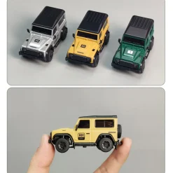 LDARC R01 1/64 Scale 2.4G RC Electric Mini Climbing Car Model with Interactive Light Set