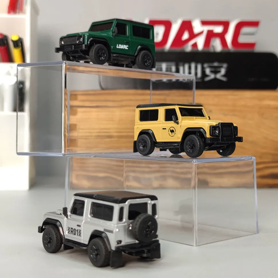 LDARC R01 1/64 Scale 2.4G RC Electric Mini Climbing Car Model with Interactive Light Set