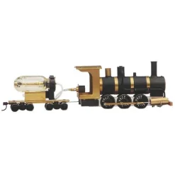 Live Steam Locomotive Model Train Engine 1:87 Ho Scale with Steam Engine Boiler Fuel Tank Track