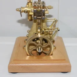 M30B 3.7CC Mini Retro Vertical Double-cylinder Reciprocating Double-acting Steam Engine Model Toys