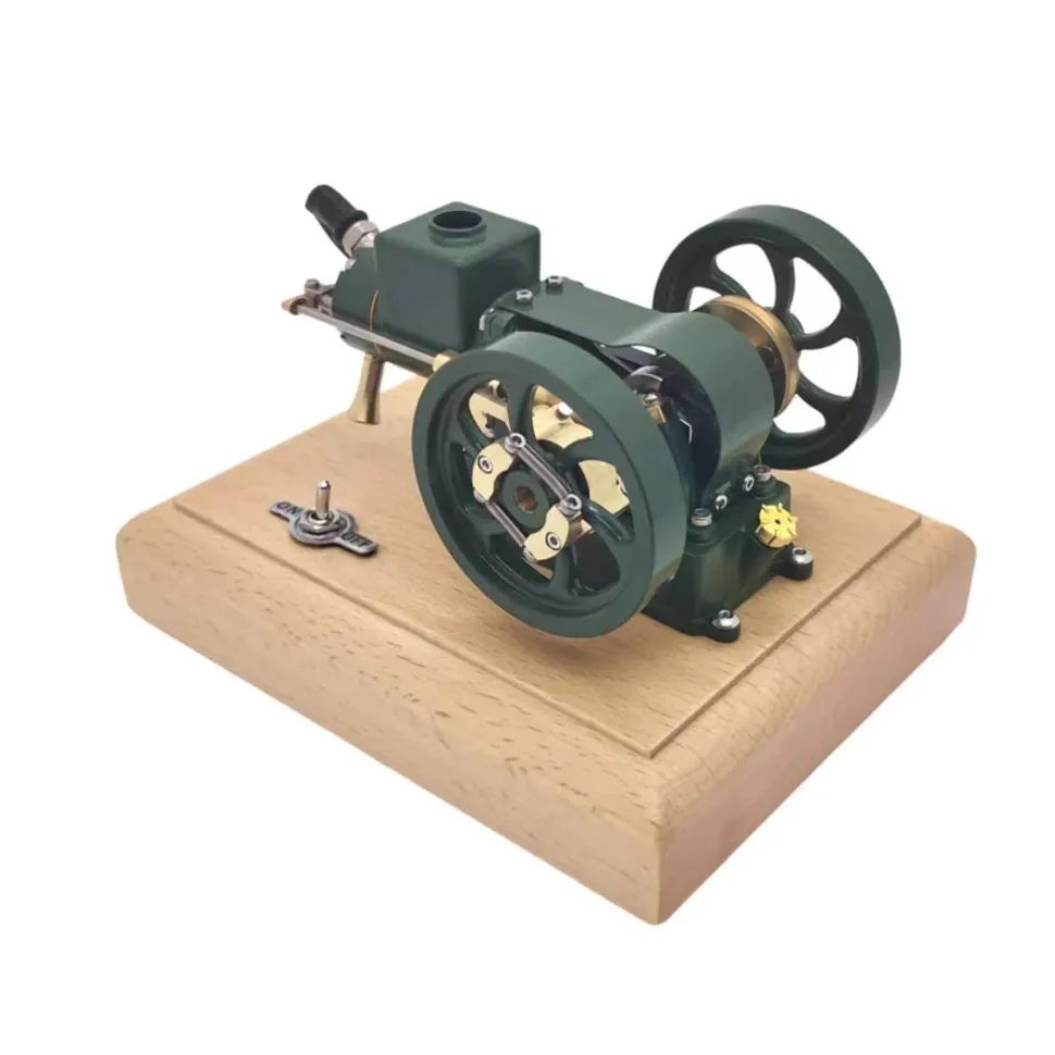 M17 1.6cc Mini Micro Hit and Miss Engine Evaporated Water-cooled 4 Stroke Horizontal Gasoline Engine Internal Combustion Engine Model