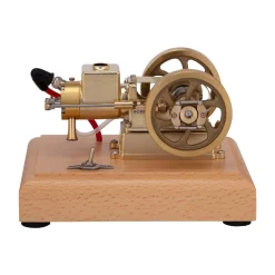 M17 1.6cc Mini Micro Hit and Miss Engine Evaporated Water-cooled 4 Stroke Horizontal Gasoline Engine Internal Combustion Engine Model