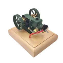 M17 1.6cc Mini Micro Hit and Miss Engine Evaporated Water-cooled 4 Stroke Horizontal Gasoline Engine Internal Combustion Engine Model