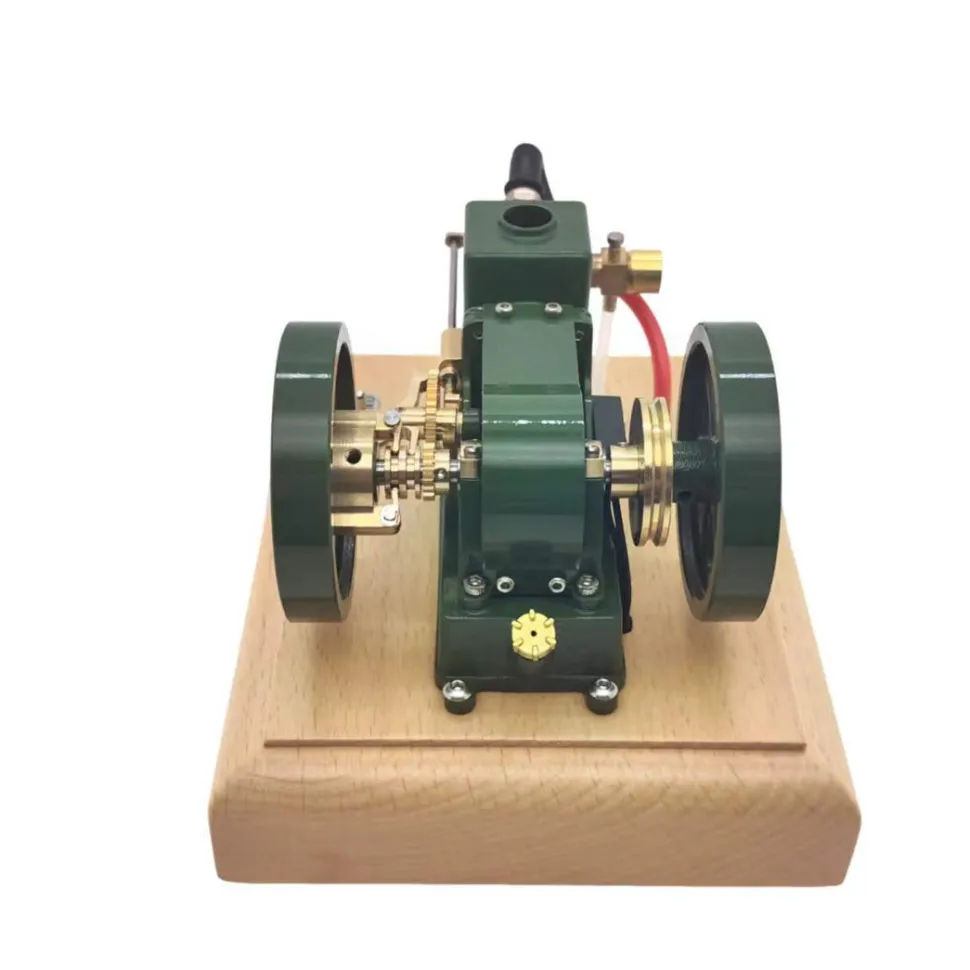 M17 1.6cc Mini Micro Hit and Miss Engine Evaporated Water-cooled 4 Stroke Horizontal Gasoline Engine Internal Combustion Engine Model