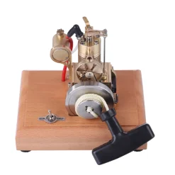M16 1.6cc Mini 4 Stroke Gasoline Engine Model Vertical Air-cooled Single-cylinder Engine with Wooden Base