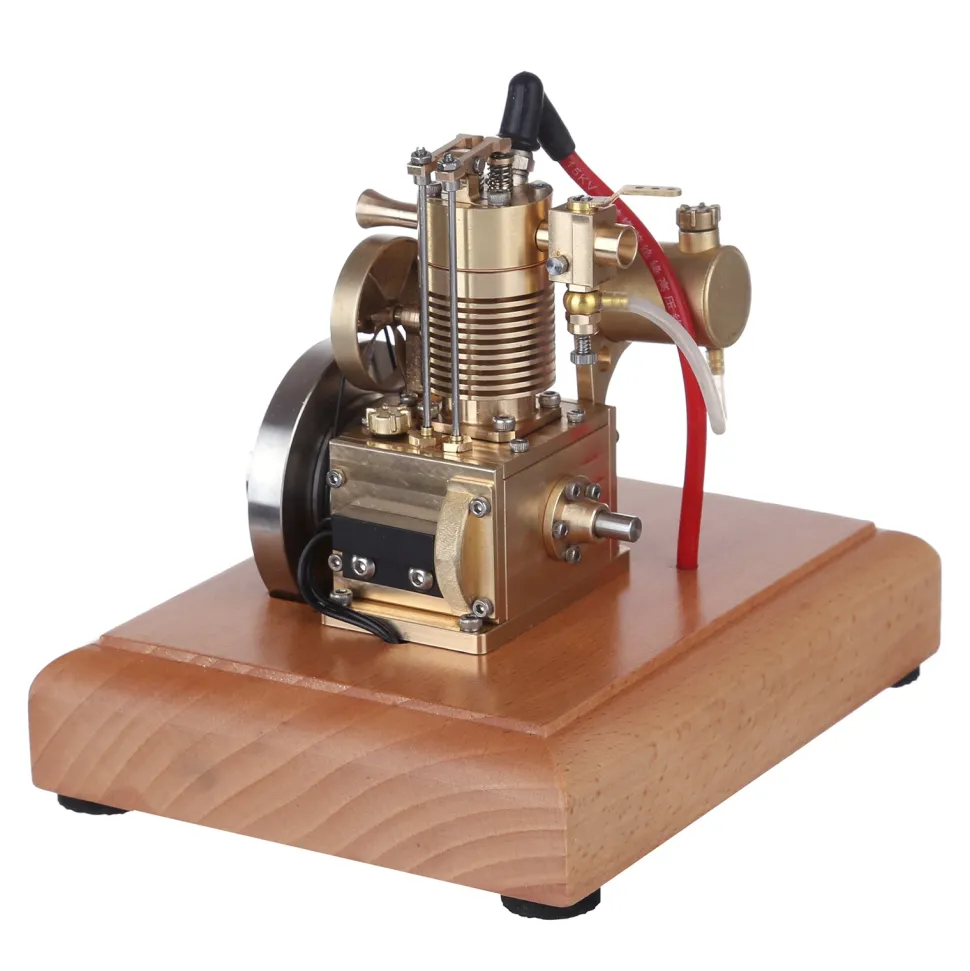 M16 1.6cc Mini 4 Stroke Gasoline Engine Model Vertical Air-cooled Single-cylinder Engine with Wooden Base