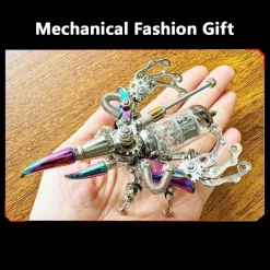 Mechanical Beetle 3D Metal DIY Insect Metal Assembly Model Colorful Parts Toy 200PCS