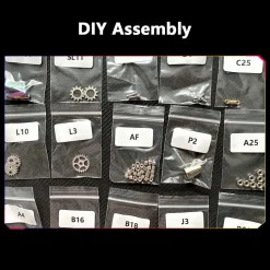 Mechanical Beetle 3D Metal DIY Insect Metal Assembly Model Colorful Parts Toy 200PCS