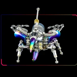 Mechanical Beetle 3D Metal DIY Insect Metal Assembly Model Colorful Parts Toy 200PCS