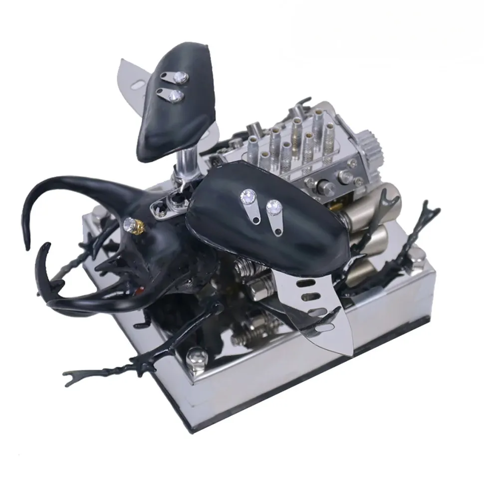 Mechanical Beetle Dynamic Mini V8 Simulation Insect Engine