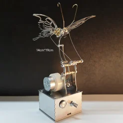 Mechanical Bionic Butterfly 3D Metal Puzzle DIY Kinetic Sculpture Model