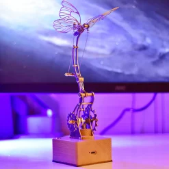 Mechanical Butterfly Dynamic 3D DIY Mechanical Metal Butterfly Model Kit for Kids, Teens, and Adults