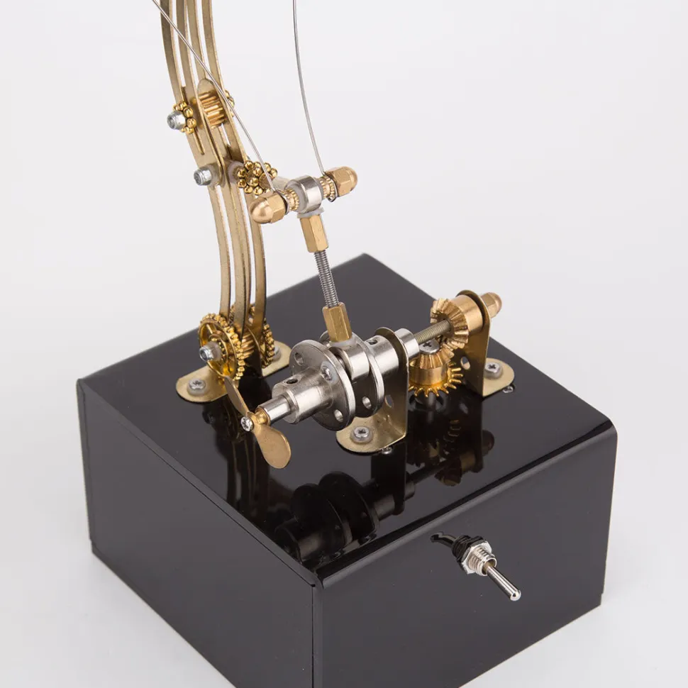 Mechanical 3D DIY Dynamic Butterfly Metal Model Building Kits with Music Box