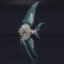 Mechanical 3D DIY Vibrant Angelfish Steampunk Assembly Model Kit with Creative Fins
