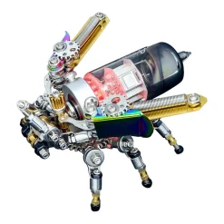 Mechanical Firefly 3D Metal DIY Insect Metal Assembly Model Colorful Parts Decoration 200PCS