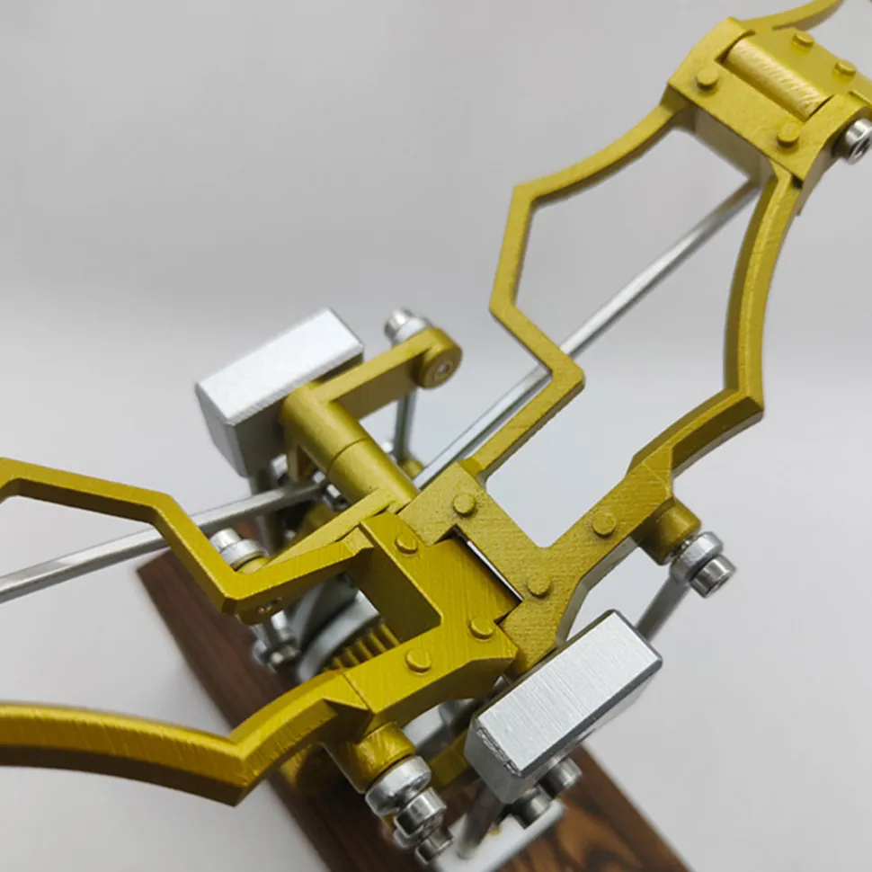 Mechanical Flapping Wings Dynamic 3D DIY Mechanical Metal Ornithopter Model Kit