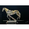Mechanical Running Horse 3D Metal Puzzle Kinetic Horse Assembly Model Kit 300PCS