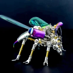 Mechanical Wasp 3D Metal DIY Assembly Model Kit Toy 180PCS