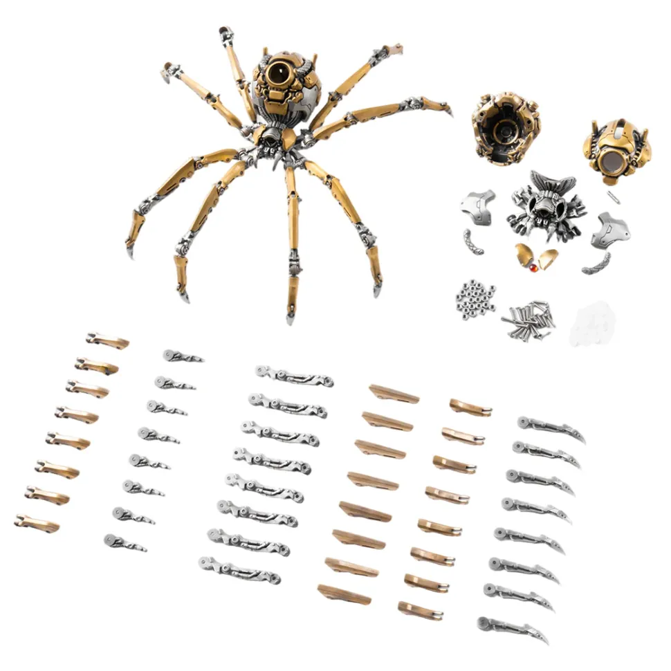 Mechanical Widow Spider Model with Movable Joints High-end Gift for Him