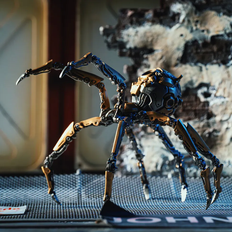 Mechanical Widow Spider Model with Movable Joints High-end Gift for Him