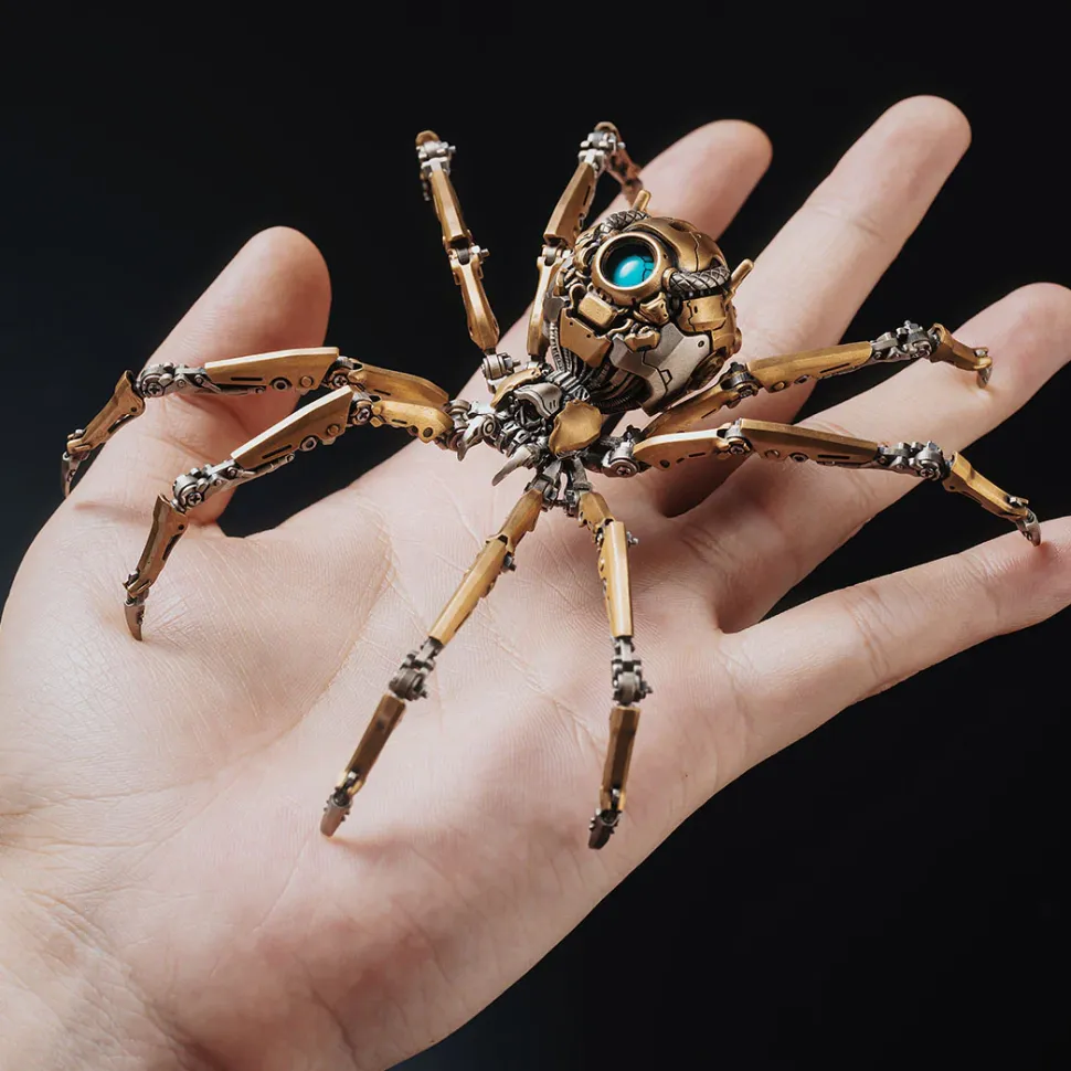 Mechanical Widow Spider Model with Movable Joints High-end Gift for Him