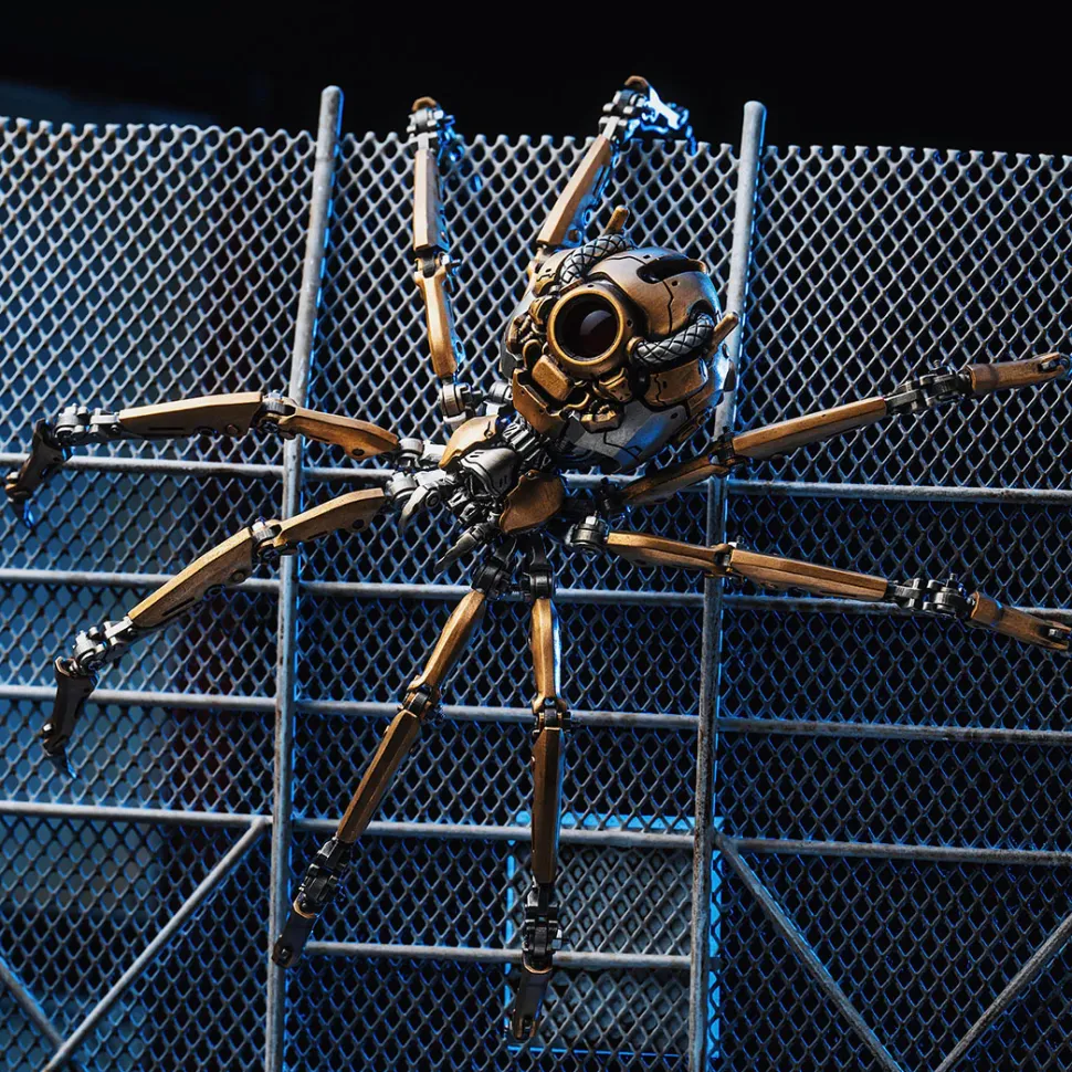Mechanical Widow Spider Model with Movable Joints High-end Gift for Him