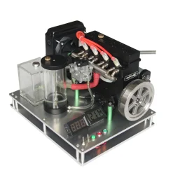 Metal Base with Water Cooling Parts for 32cc Inline Four Cylinder Water Cooled Gasoline Engine