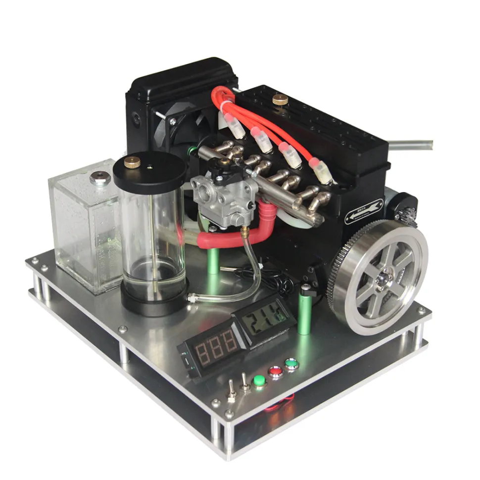 Metal Fixed Base with Water Cooled Parts for 32CC Inline Four-cylinder Water-cooled Gasoline Engine