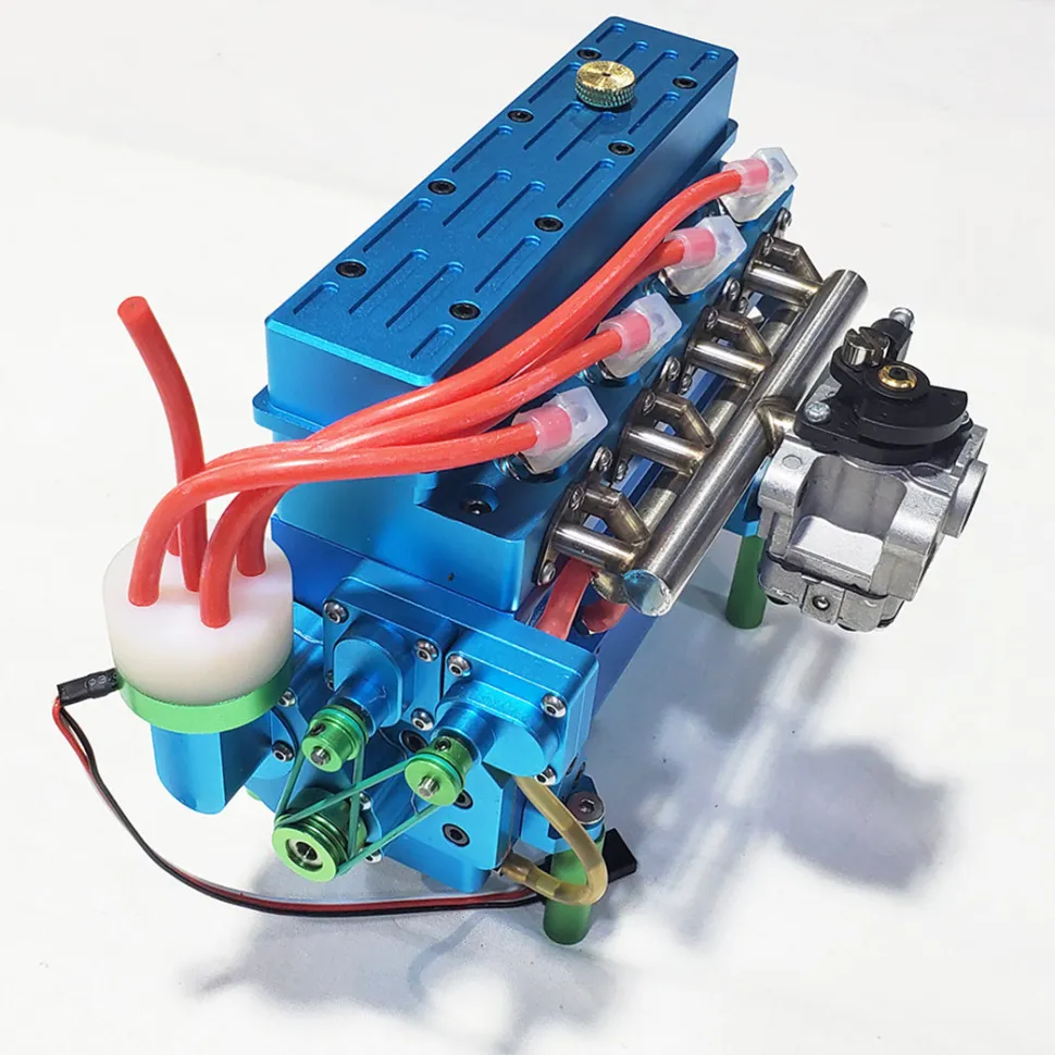 Metal Fixed Base with Water Cooled Parts for 32CC Inline Four-cylinder Water-cooled Gasoline Engine