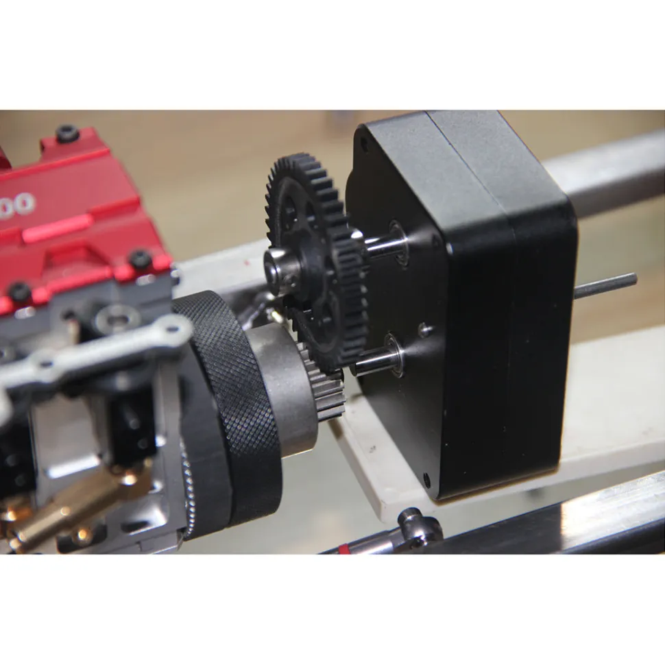 Metal Gearbox with Reverse Neutral Forward Gear for TOYAN Engine Modified Gasoline Powered Model Car