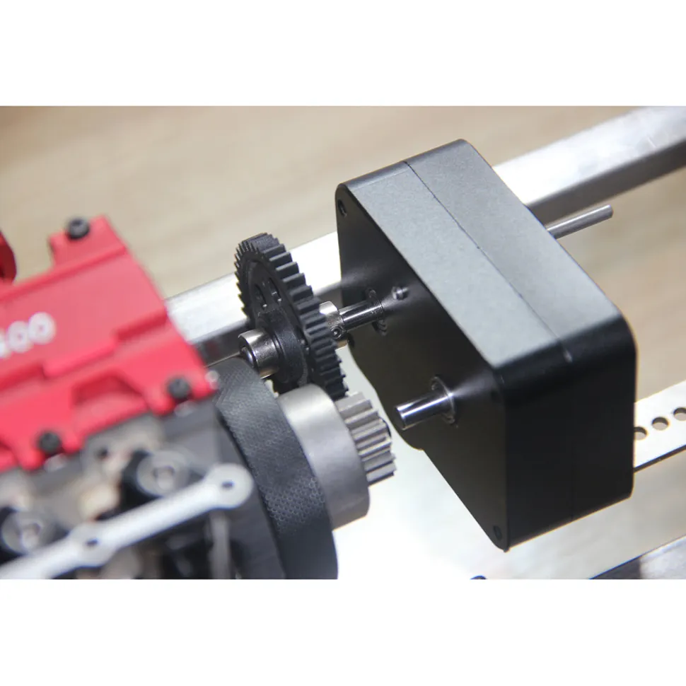 Metal Gearbox with Reverse Neutral Forward Gear for TOYAN Engine Modified Gasoline Powered Model Car