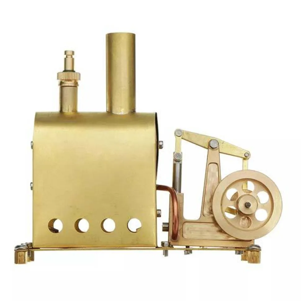 Microcosm M89 Mini Steam Boiler Steam Engine Model Gift Collection DIY Stirling Engine - Enginediy