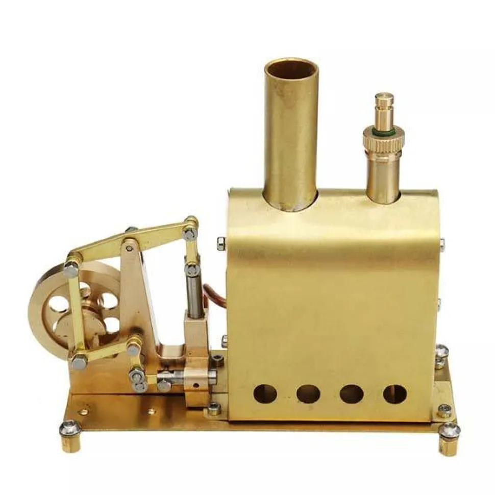 Microcosm M89 Mini Steam Boiler Steam Engine Model Gift Collection DIY Stirling Engine - Enginediy