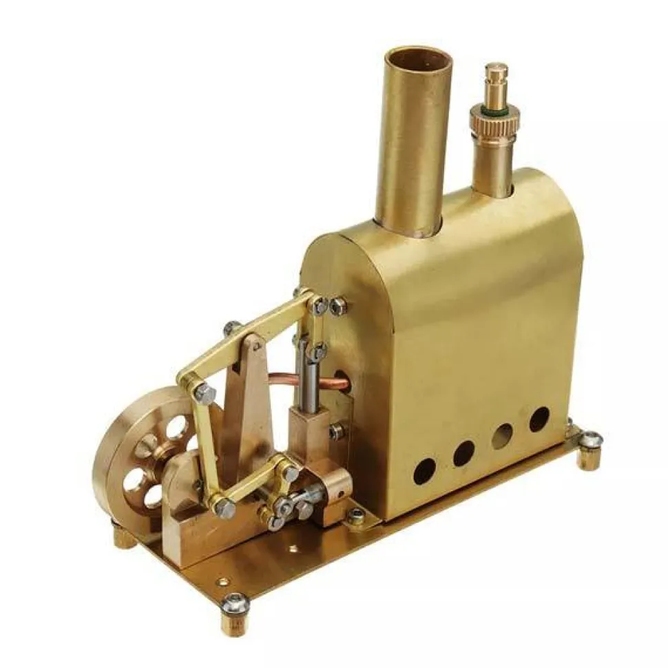 Microcosm M89 Mini Steam Boiler Steam Engine Model Gift Collection DIY Stirling Engine - Enginediy