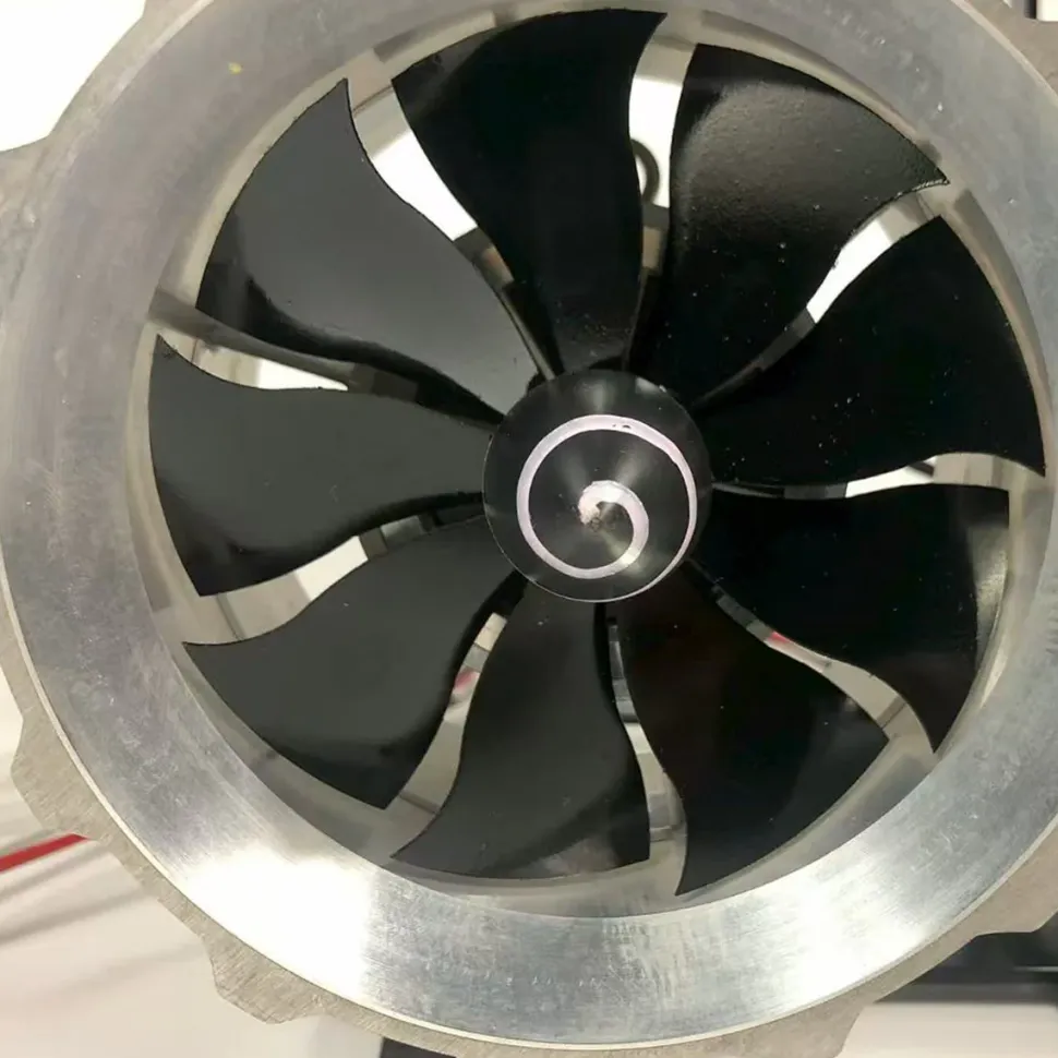 Miniature Turbofan Engine Model Precision-Crafted Removable and Maintainable Jet Engine with Liquid Gas Combustion
