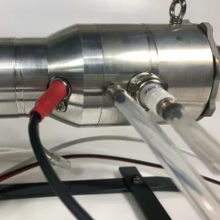 Miniature Turbofan Engine Model Precision-Crafted Removable and Maintainable Jet Engine with Liquid Gas Combustion