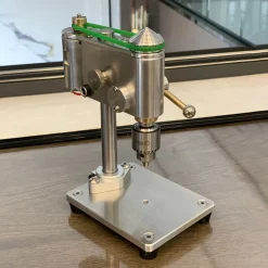 Mini Bench Drill DIY Tool Desktop Mechanical Bench Drilling Machine for Engine Model Crafts