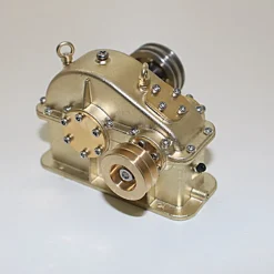 Mini Brass Gear Reducer for Steam Engine Internal Combustion Engine Model